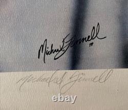 RARE Vintage 1978 Elvis Presley Art Print 42/1000 Michael Duval Finnell Signed