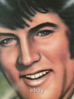 RARE Vintage 1978 Elvis Presley Art Print 42/1000 Michael Duval Finnell Signed