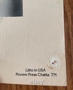 RARE Vintage 1978 Elvis Presley Art Print 42/1000 Michael Duval Finnell Signed