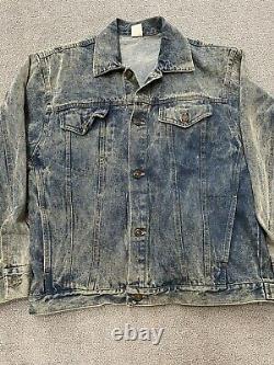 RARE Vintage 1989 Elvis Presley Jailhouse Rock Retro Jean Jacket Mens Size M VTG