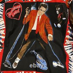 RARE Vintage 80 90 Elvis Presley All Over Print Bomber Tour Concert Jacket