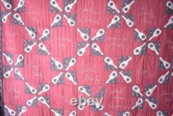 RARE Vintage Elvis Presley Guitar Applique Antique Commemorative Quilt