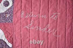 RARE Vintage Elvis Presley Guitar Applique Antique Commemorative Quilt