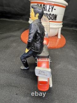 RARE Vintage Elvis Presley Harley-Davidson Cookie Jar Vandor Ltd Ed. Complete