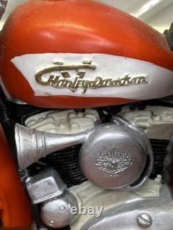 RARE Vintage Elvis Presley Harley-Davidson Cookie Jar Vandor Ltd Ed. Complete