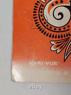 RARE Vintage Elvis Presley Original Vari-Vue Display Board with 12 Flicker Buttons