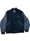 Rare! Vintage Elvis Presley Varsity Letterman Jacket Medium Black Wool Leather