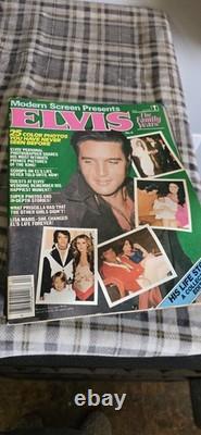 RARE Vintage Lot of 16 Elvis Presley Magazines & Tributes