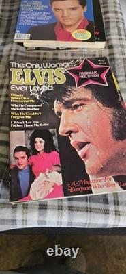 RARE Vintage Lot of 16 Elvis Presley Magazines & Tributes