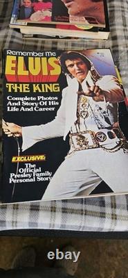 RARE Vintage Lot of 16 Elvis Presley Magazines & Tributes