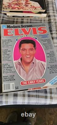 RARE Vintage Lot of 16 Elvis Presley Magazines & Tributes