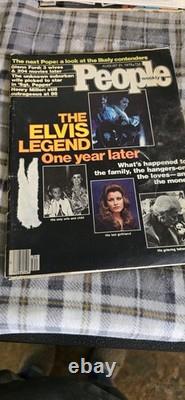 RARE Vintage Lot of 16 Elvis Presley Magazines & Tributes
