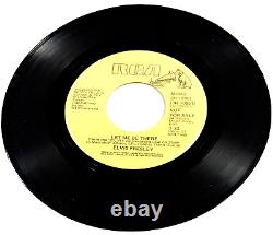RARE Withdrawn ELVIS PRESLEY PROMO JH-10951'Let Me Be There VG+ HEAR IT
