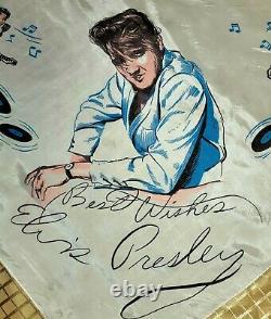 Rare 1956 Early Concert Elvis Presley Enterprises Collectible Scarf