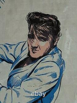 Rare 1956 Early Concert Elvis Presley Enterprises Collectible Scarf