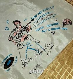 Rare 1956 Early Concert Elvis Presley Enterprises Collectible Scarf