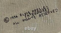 Rare 1956 Early Concert Elvis Presley Enterprises Collectible Scarf