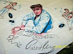 Rare 1956 Early Concert Elvis Presley Enterprises Collectible Scarf! No Reserve