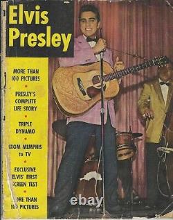 Rare 1956 Elvis Presley Life Story 100 Picture Magazine By Bartholomew House Sai