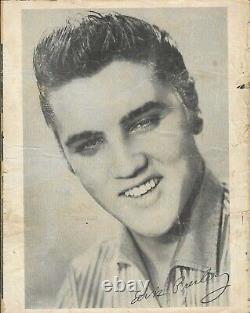 Rare 1956 Elvis Presley Life Story 100 Picture Magazine By Bartholomew House Sai