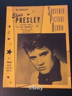 Rare 1956 Elvis Presley Mr. Rhythm Souvenir Picture Album Program