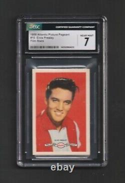 Rare 1958 Atlantic Film Stars ELVIS PRESLEY CGC 7 NM The King! MUST SEE