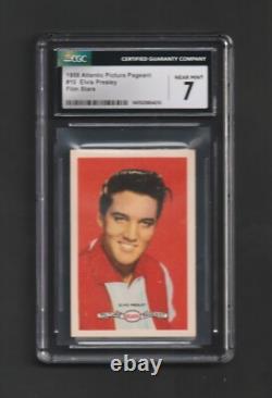 Rare 1958 Atlantic Film Stars ELVIS PRESLEY CGC 7 NM The King! MUST SEE