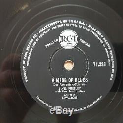Rare 1960 Elvis Presley Sa Rca 71.333 78 It's Now Or Never / A Mess Of Blues