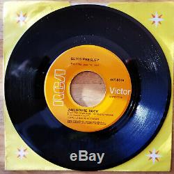 Rare 1968 Orange Label Gss Elvis Presley Jailhouse Rock/treat Me Nice 447-0619