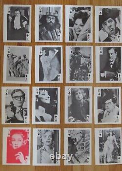 Rare 1969 Globe Imports 53 PLAYING CARDS Complete MONROE BOB DYLAN ELVIS PRESLEY