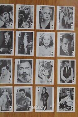 Rare 1969 Globe Imports 53 PLAYING CARDS Complete MONROE BOB DYLAN ELVIS PRESLEY