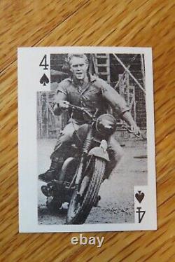 Rare 1969 Globe Imports 53 PLAYING CARDS Complete MONROE BOB DYLAN ELVIS PRESLEY