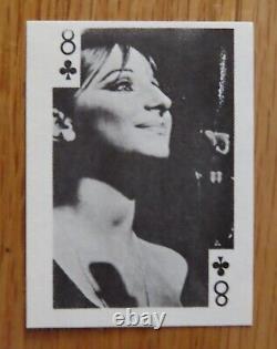 Rare 1969 Globe Imports 53 PLAYING CARDS Complete MONROE BOB DYLAN ELVIS PRESLEY