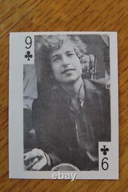 Rare 1969 Globe Imports 53 PLAYING CARDS Complete MONROE BOB DYLAN ELVIS PRESLEY