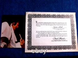 Rare? 1974? Elvis Presley? Fort Worth Texas? Concert Photo? Coa Authenticity