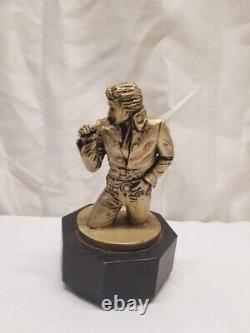 Rare 1978 Elvis Presley Music Box Statue Boxcar Enterprises Inc Love Me Tender