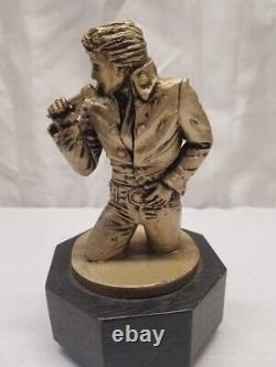 Rare 1978 Elvis Presley Music Box Statue Boxcar Enterprises Inc Love Me Tender