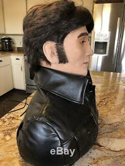 Rare 2007Elvis PresleyWowWee AliveAnimatronic Singing & Talking Bust