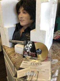 Rare 2007Elvis PresleyWowWee AliveAnimatronic Singing & Talking Bust