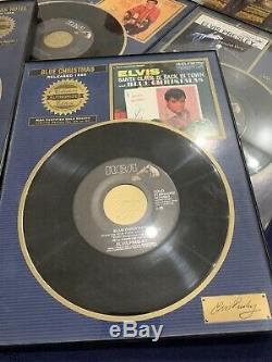 Rare Authentic Signed Autographed Authentic Elvis Presley & The Jordanaires Lot
