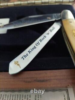 Rare! Case XX Elvis Presley Limited Edition Pocket Knife & Music Box #6240wsb