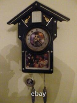 Rare Collectable Bradford Exchange Elvis Presley Cuckoo Clock For All Time