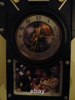 Rare Collectable Bradford Exchange Elvis Presley Cuckoo Clock For All Time