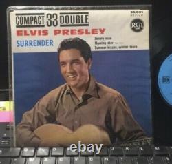 Rare Collector Elvis Presley Vg+ Compact 33 Double 33