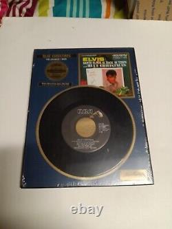 Rare Collectors ELVIS PRESLEY framed RIAA Platinum Record Plaque 12 set sealed