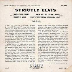 (Rare DOS) Elvis Presley Strictly Elvis RCA Victor EPA-994 1965 Rockabilly