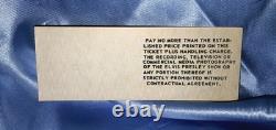 Rare ELVIS IN CONCERT Ticket- Yellow JUNE 18 1977' MINT- Unused & Bonus Items