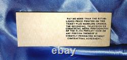 Rare ELVIS IN CONCERT Ticket- Yellow JUNE 18 1977' MINT+ Unused & Bonus Items