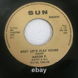Rare ELVIS PRESLEY AARON P. My Baby Is Gone US SUN Promotional Copy U-143 EX