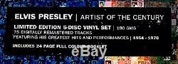Rare ELVIS PRESLEY ARTIST OF THE CENTURY Audiophile 5 LP Box Set SEALED Mint